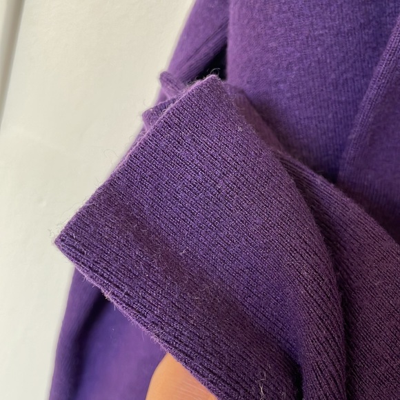 Michael Kors sweater dress purple size 6 - Picture 4 of 4